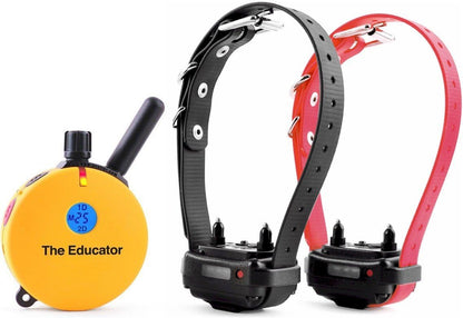 Humane E-Collar Dog Training System with Remote Control, 100 Safe Stimulation Levels, Night Light, Waterproof, Rechargeable, 3/4 Mile Range for Small to Medium Dogs, Yellow